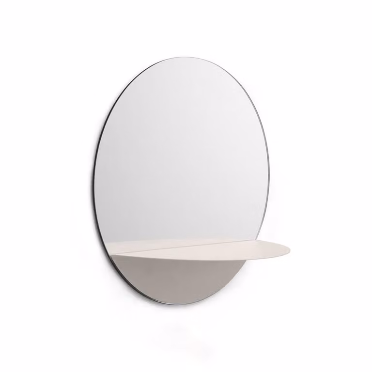 Normann Copenhagen Horizon ronde spiegel wit