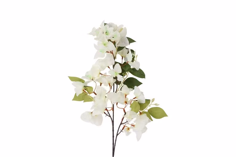 Countryfield zijden Bougainvillea Kreta wit 77 cm