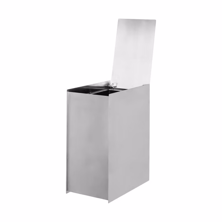 Ferm Living Sama afvalemmer Brushed stainless steel