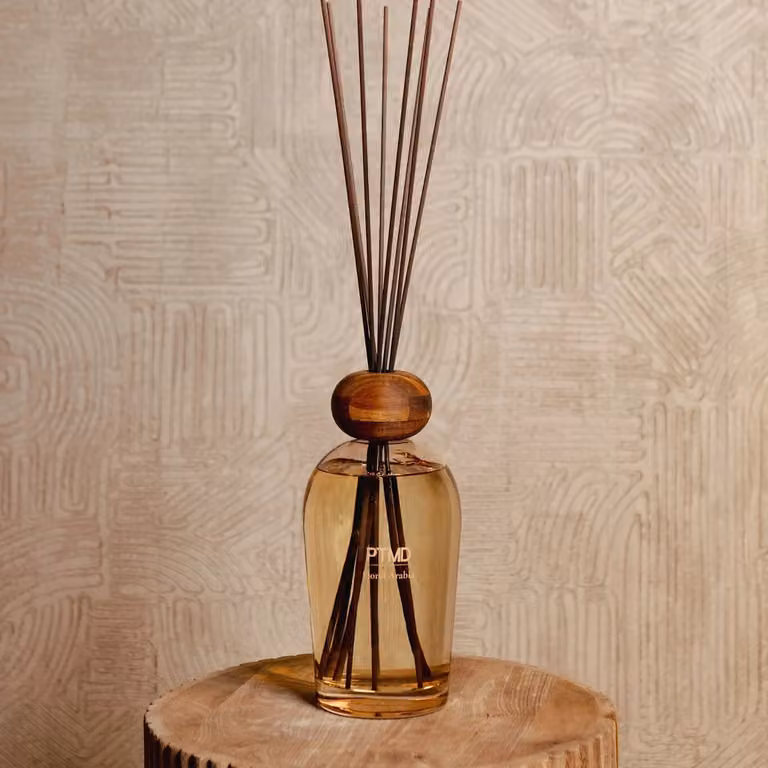 PTMD Signature Floral Arabia Reed Diffuser met Geurstokjes, Amber, 2000ml