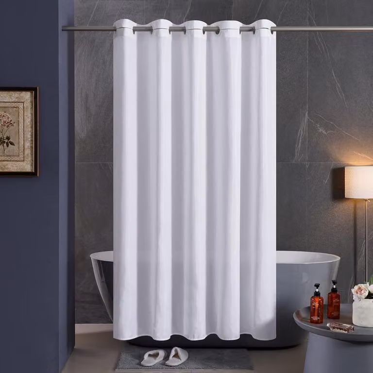 Azalia Douchegordijn Wit - Anti Schimmel en Waterdicht Polyester - 120 x 200 cm