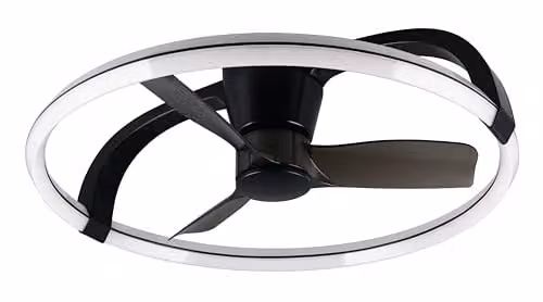 Trio Leuchten Plafondventilator met LED en nachtlampje, rond