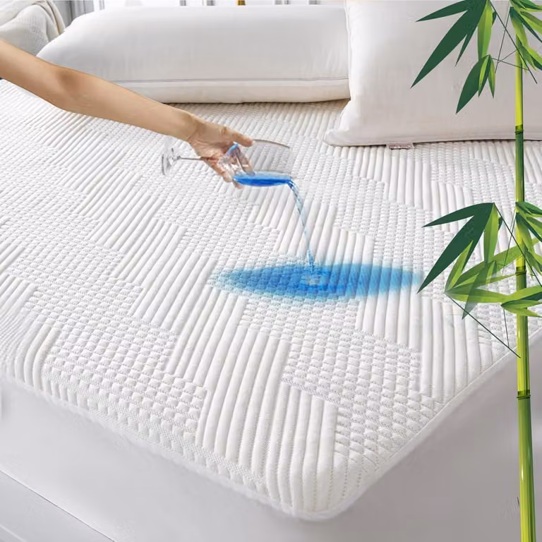 Waterdichte en ademende matrasbeschermer voor volwassenen, 180 x 200 cm