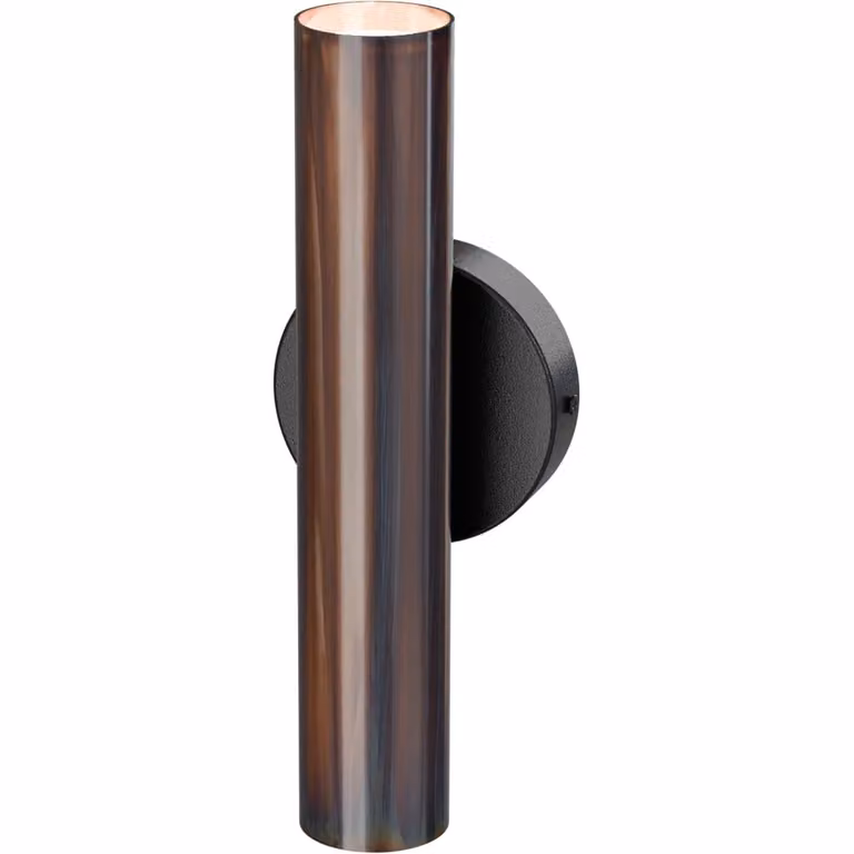 Masterlight Wandspot Run Dappled Oil Wandlamp met 2x GU10 - Bruin