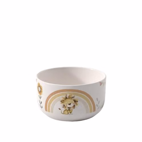 Villeroy & Boch Boho Roar like a lion kinderschaaltje, Ø 13 cm, meerkleurig