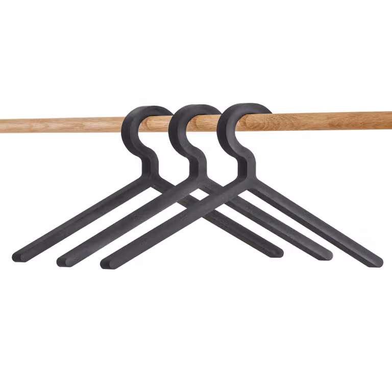 Woud Illusion hanger 3-pack zwart