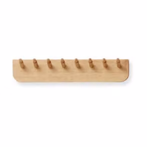 Form & Refine Echo kapstok met verdeelde haken, wit eiken, Breedte: 40 cm