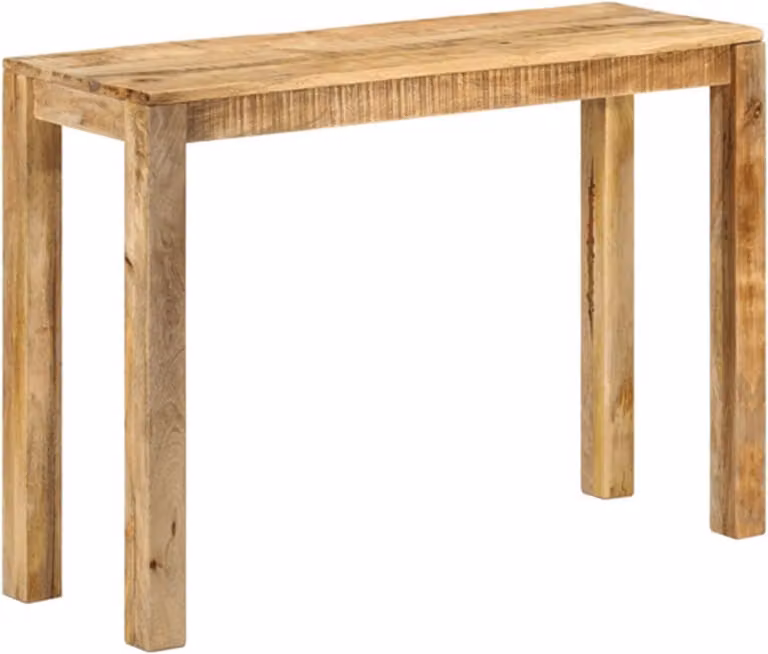 vidaXL Wandtafel van ruw mangohout B/D/H: 110 x 35 x 76 cm