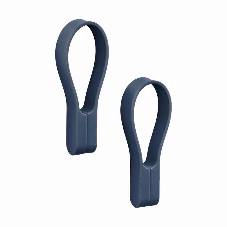 Zone Denmark Loop magnetische handdoekhanger 2-pack Royal blue
