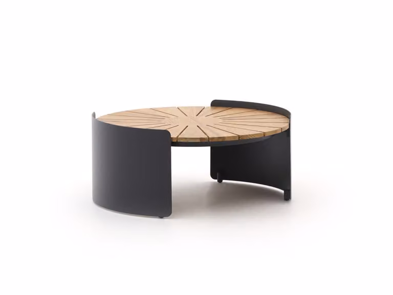 Bellagio Loungetafel Kees - Rond - Teakhout - Bruin - Ø 70 cm