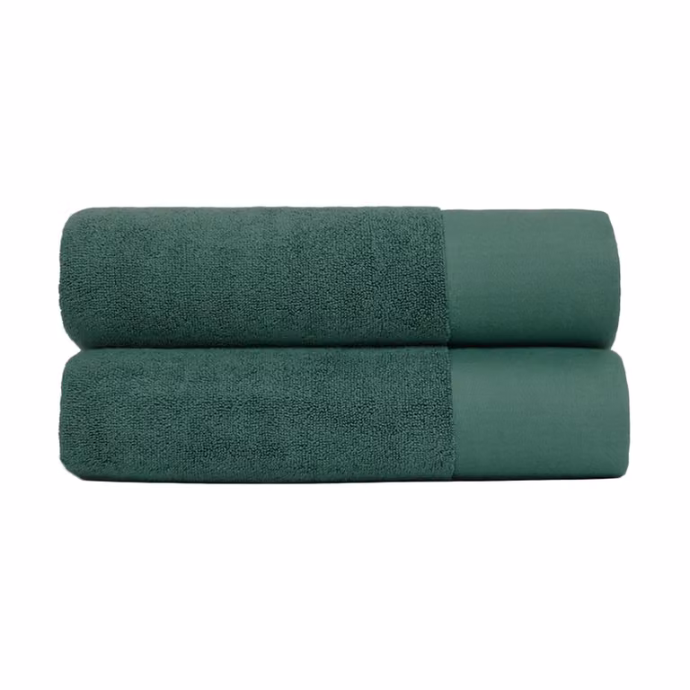 Juniper Douchehanddoek 2-pack Juniper Green B: 70 cm, L: 140 cm