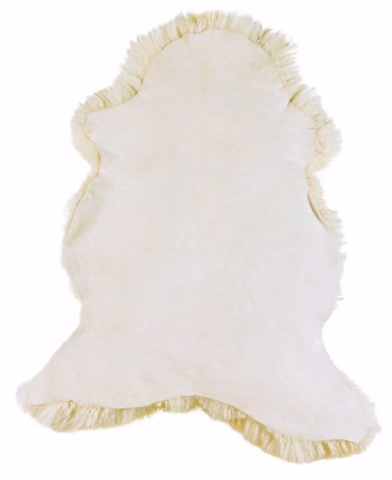 Schapenvacht XL Natural wit 120 x 80 cm
