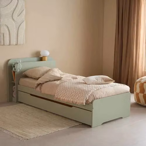 NOUS Living Rumble bed van massief hout, 90 x 200 cm