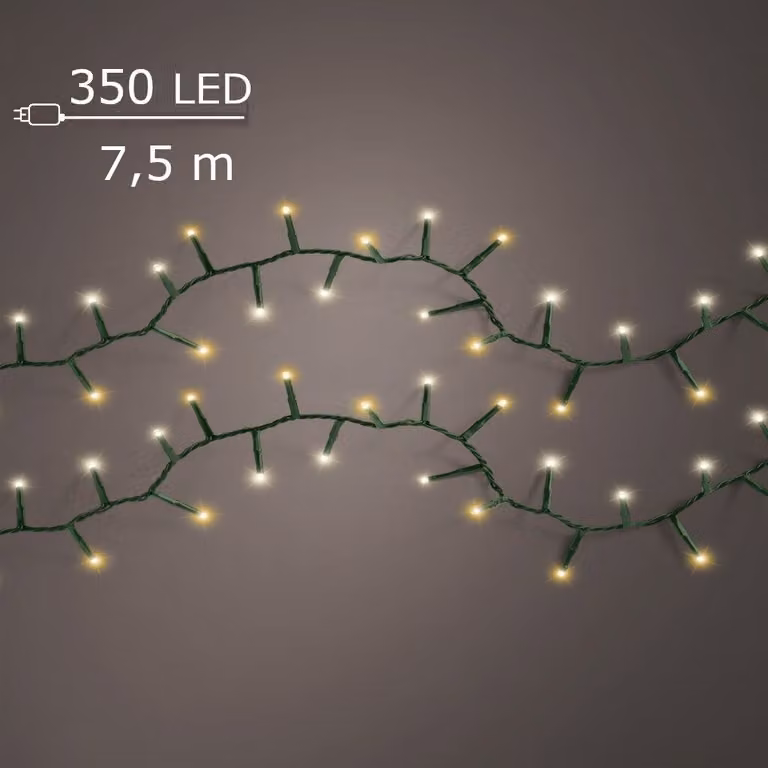 Lumineo LED compact kerstverlichting warm wit klassiek