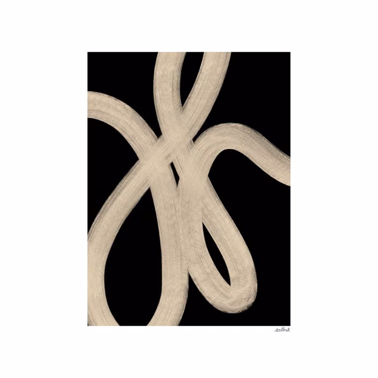 Paper Collective Sand Lines grafische poster 30 x 40 cm