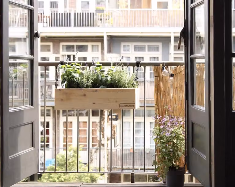 Universele houten balkonbak voor je planten