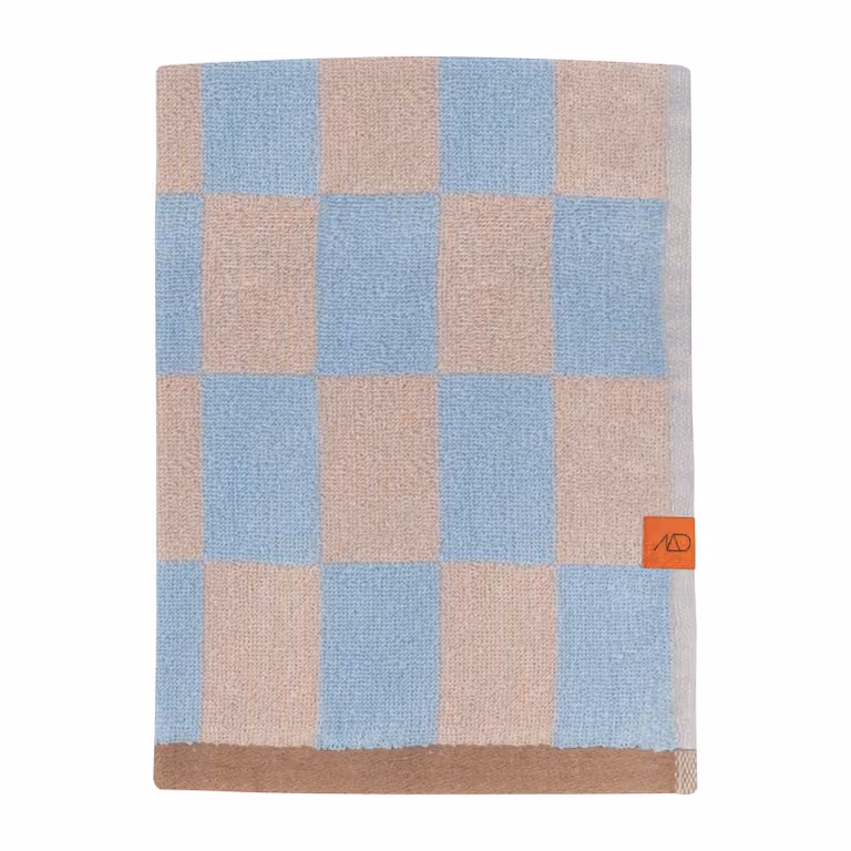 Mette Ditmer Retro handdoek Light blue, Breedte: 70 cm, Lengte: 133 cm