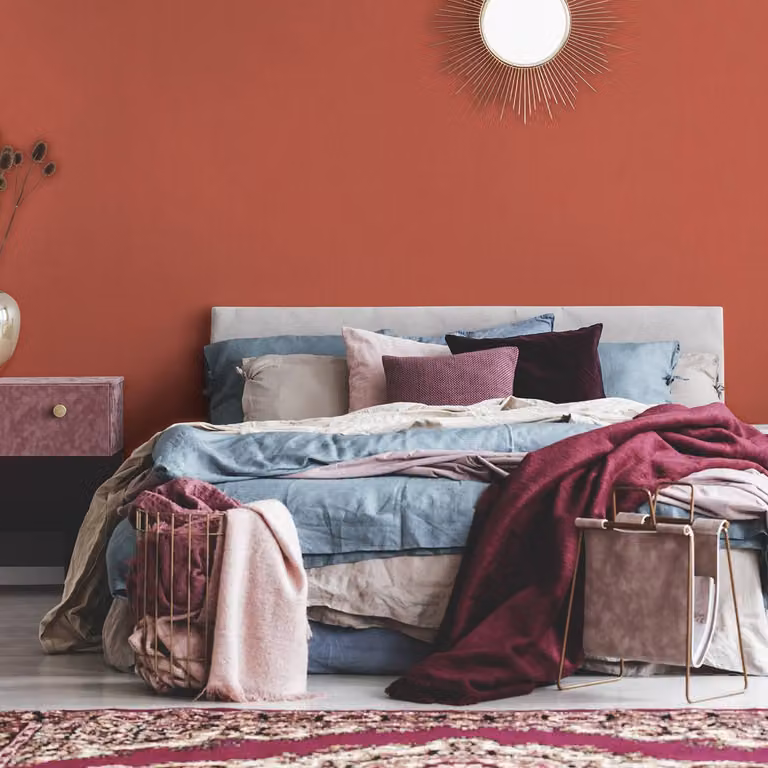 home24 Vliesbehang III Oranje Breedte: 53 cm, Lengte: 1005 cm