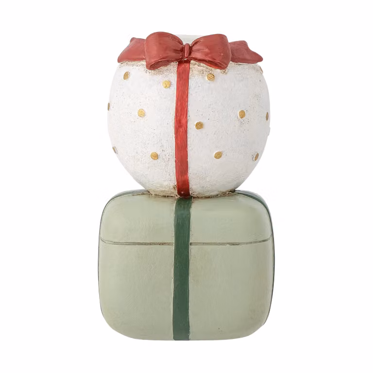 Bloomingville Wish kerstkandelaar Wit-groen