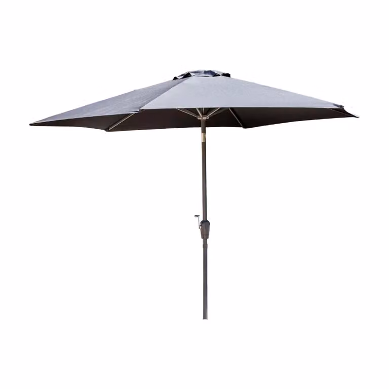 Nest of Nora Tuinparasol 3 meter - Grijs - Aluminium basis - Polyester doek