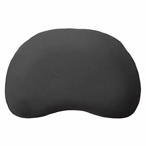 Edda Lux Hoes voor Tempur Curve S en M hoofdkussen, 61 x 40 cm, Antraciet, 100% Katoen