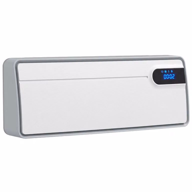 HOMCOM Slimme elektrische keramische wandverwarming 2000 W met wifi-app en oscillatie, wit