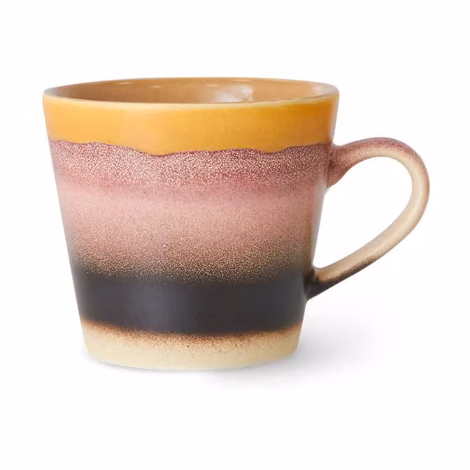 HKliving 70's cappuccinomok Sunset 33 cl