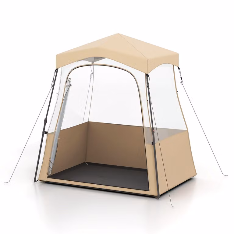 Costway Sporttent Transparant met Robuust Frame en Draagtas B/D/H: 183 x 135 x 175 cm