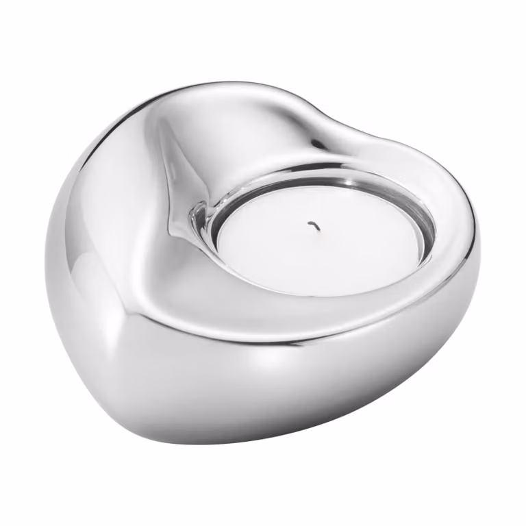 Georg Jensen Hart Theelichthouder van Roestvrij Staal