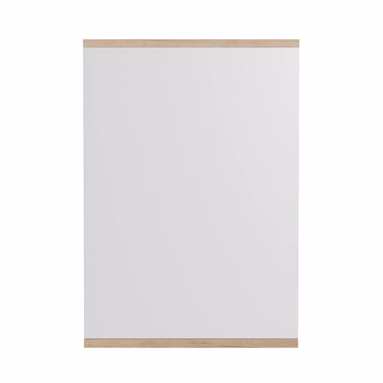 MOEBE Rechthoekige wandspiegel Oak, Bruin, Breedte: 50 cm, Hoogte: 70 cm