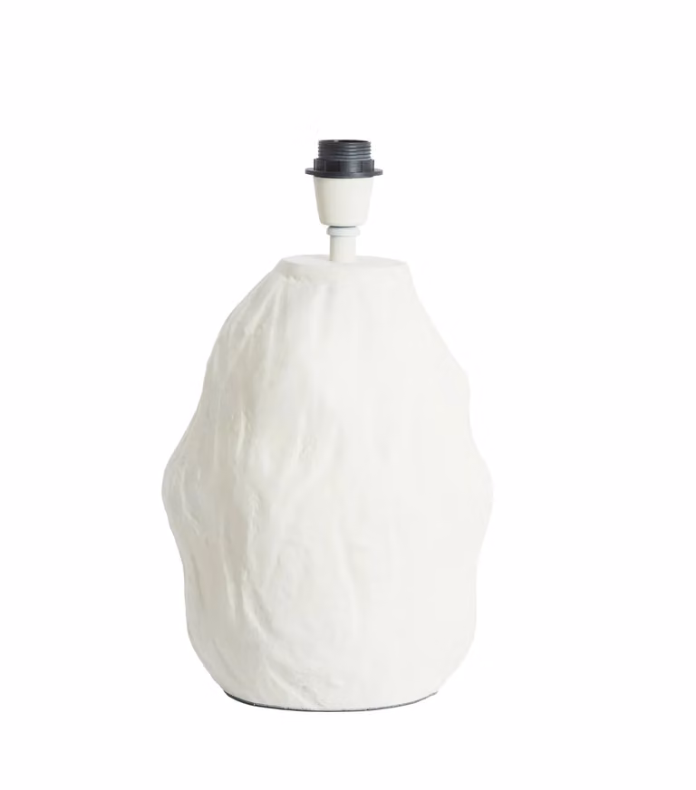 Light en Living MAVELLE Lampvoet - Beige/Wit - Keramiek - B: 25 cm, D: 20 cm, H: 36 cm