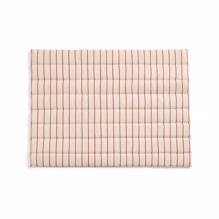 HAY Outdoor Market kussen voor 2-zits bank, beige-rood gestreept