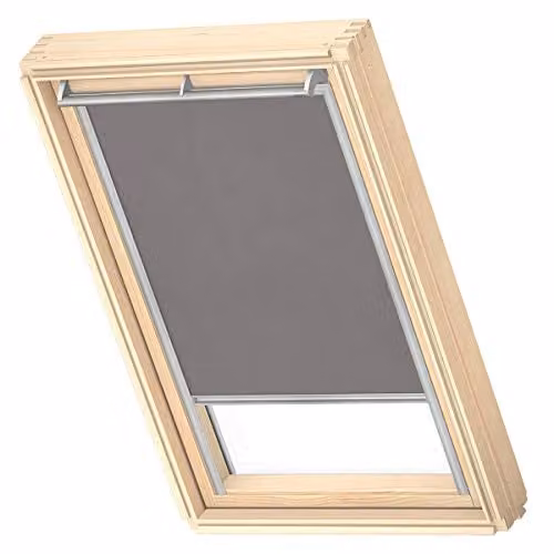 VELUX Lichtdoorlatend Rolgordijn RFL MK08 met grijze geleiders, Grijs
