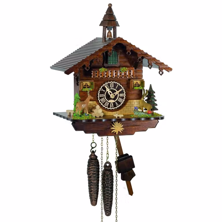 Trenkle 1504 Chalet Koekoeksklok Koekoek Classic met 1-daags kettingaangedreven uurwerk