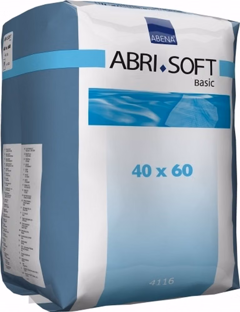 Abena Abri-Soft Basic incontinentiematerialen voor volwassenen 40 x 60 cm, 4 pakken van 60 stuks