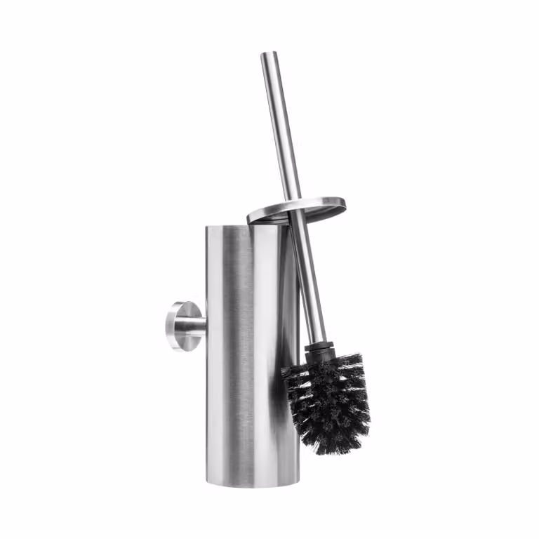 XIVADA Toiletborstel Mura met houder - Rvs - Zilver