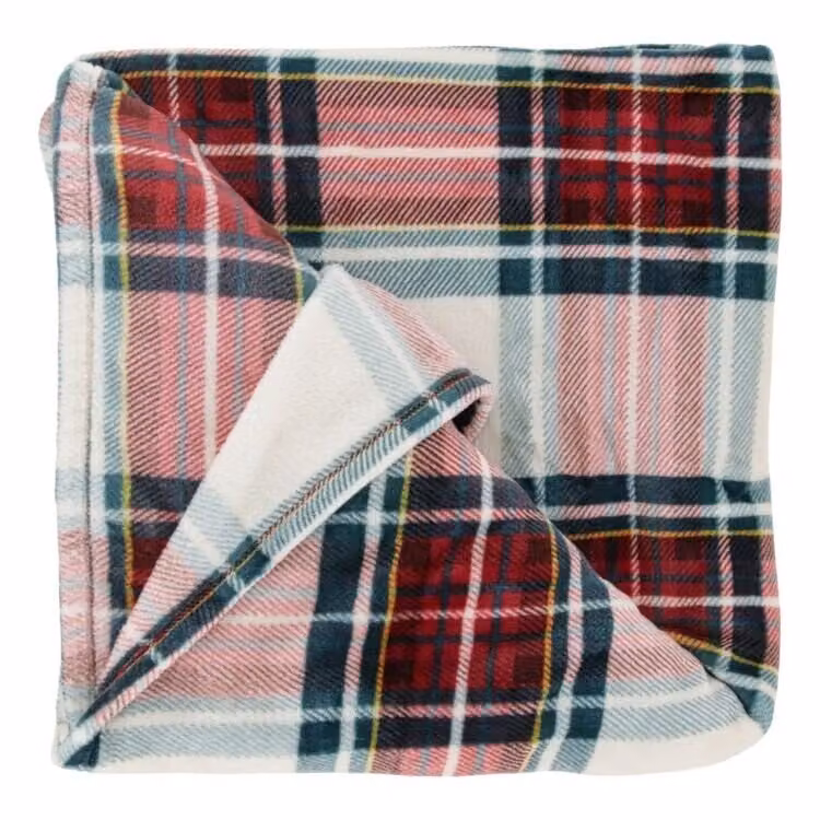 Unique Living Plaid Torsten Geruit Licht 200 x 150 cm