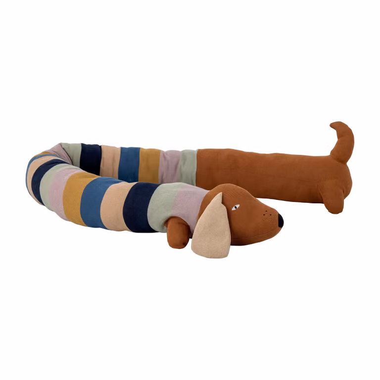 Bloomingville Mabel knuffel hond, multicolor, 200 cm
