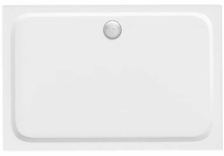 Rea Douchebak Belmond White 90x120 met Geborsteld Koper Afdekking