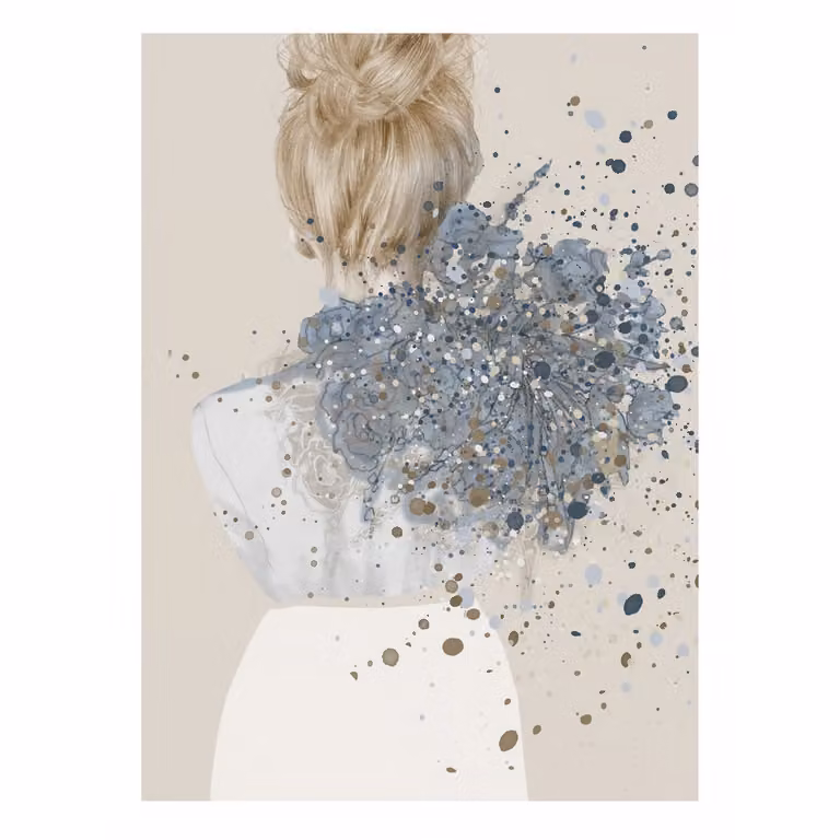 Anna Bülow Liv illustratie poster, 50 x 70 cm