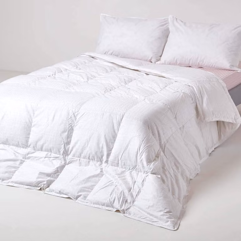Homescapes Premium Donzen Winterdekbed met ≥70% Ganzendons, Warmteklasse 1, Katoen 300TC, B/D: 230 x 200 cm