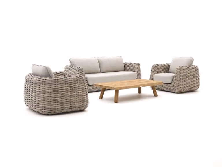 Tierra Outdoor Loungeset voor 4 personen met stoel en bank