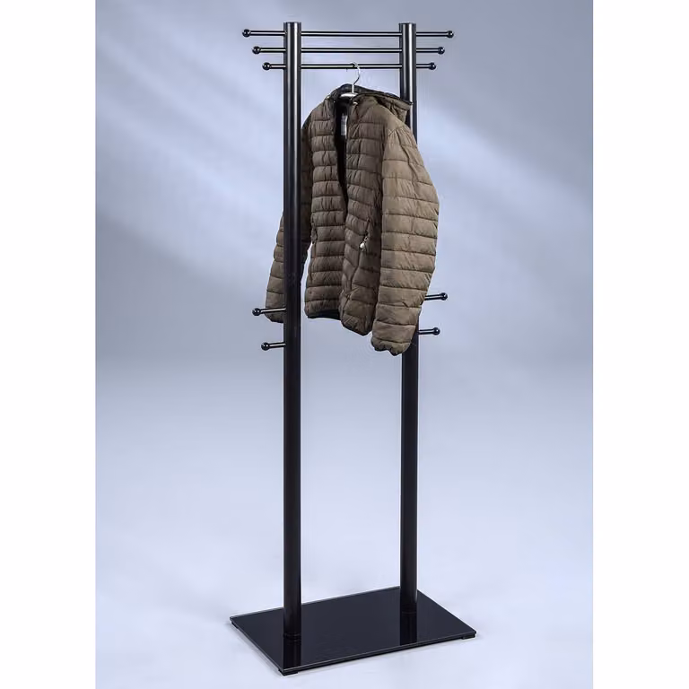 home24 Staande kapstok Veyrac zwart B/D/H: 67 x 40 x 191 cm