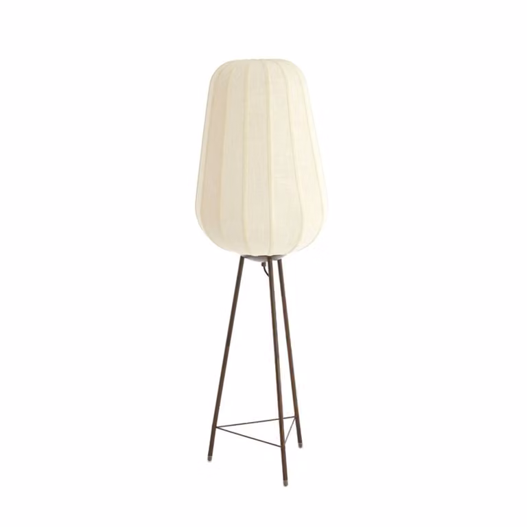 Light & Living Tripod vloerlamp Bibury Japandi beige/wit Ø 42 cm