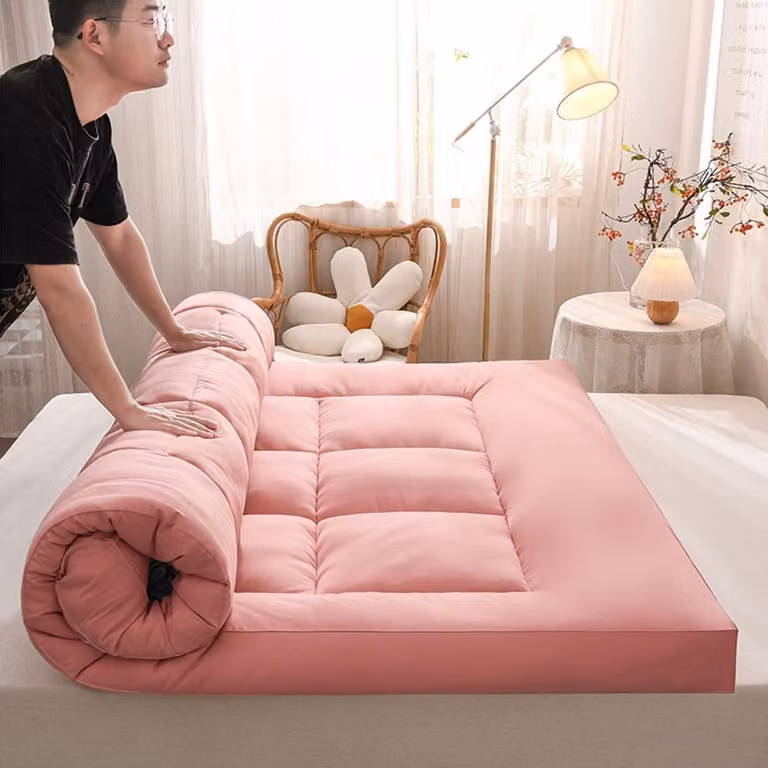 Japanse Futon Matras - Oprolbare Matras Topper - Extra Dik 10 cm - B/D: 220 x 200 cm