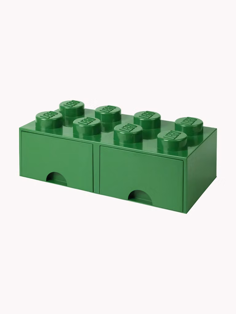 LEGO opbergdoos Brick met 8 knoppen van plastic voor kinderen