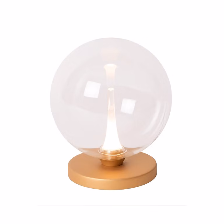 Lucide Gisela Design Tafellamp - Transparant - Diameter: 16 cm