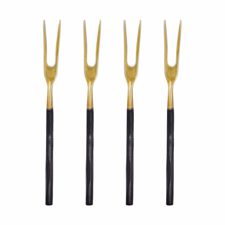 House Doctor Vork 4-pack Antiek messing goud mat