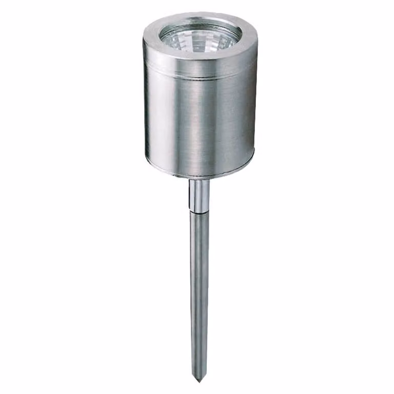 Verticale spot op spike Franssen - Zilver - RVS