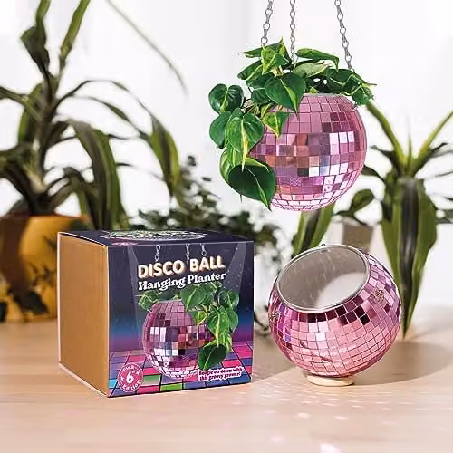 Bubblegum Stuff Hangende Discobal Bloempot - Groen